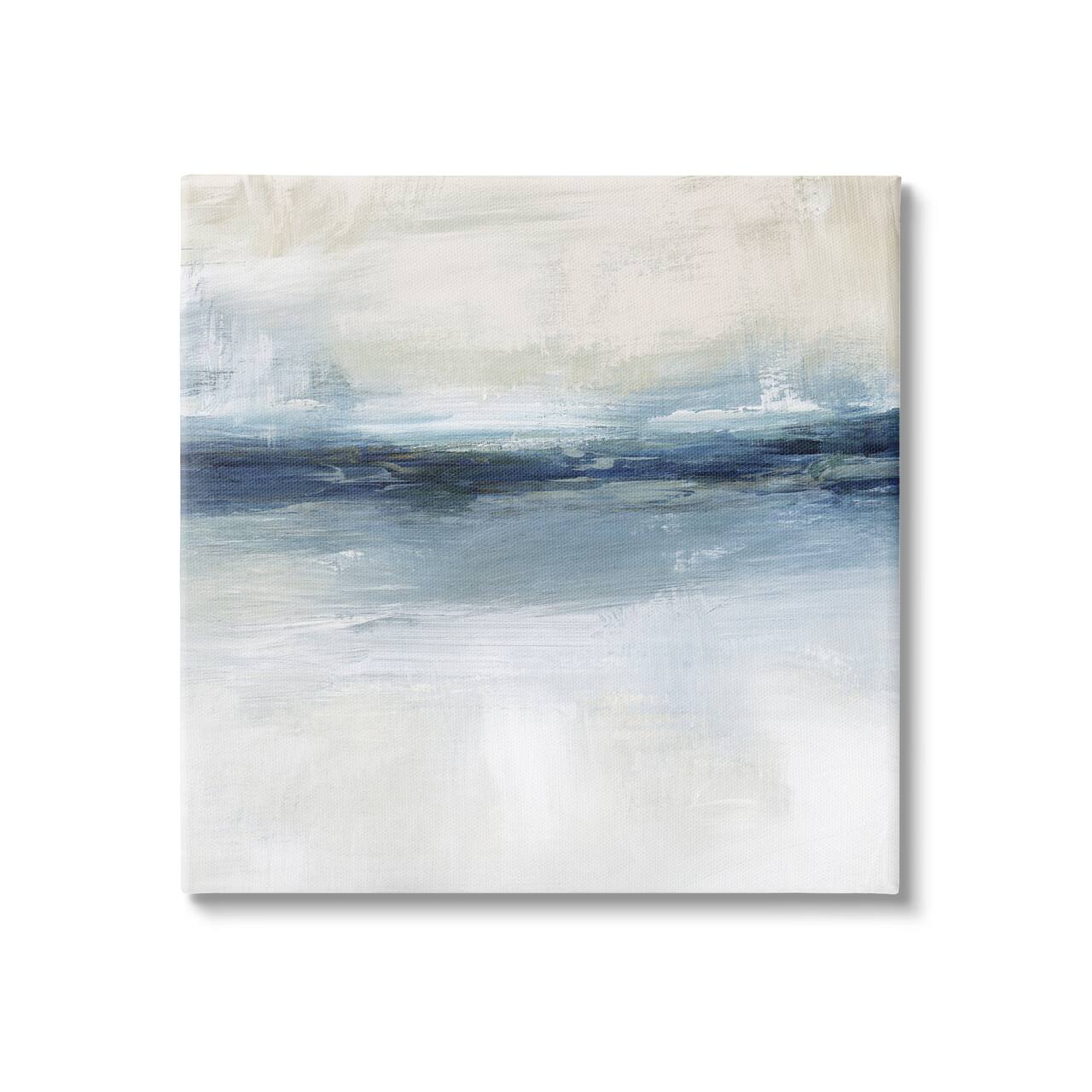 Stupell Industries Timeless Nautical Gloomy Sea Horizon Line Canvas Wall Art